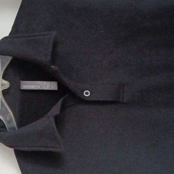 Mondetta, Black Womens pullover long sleeve 2 button sweatshirt. SZ. XS. - Picture 4 of 6